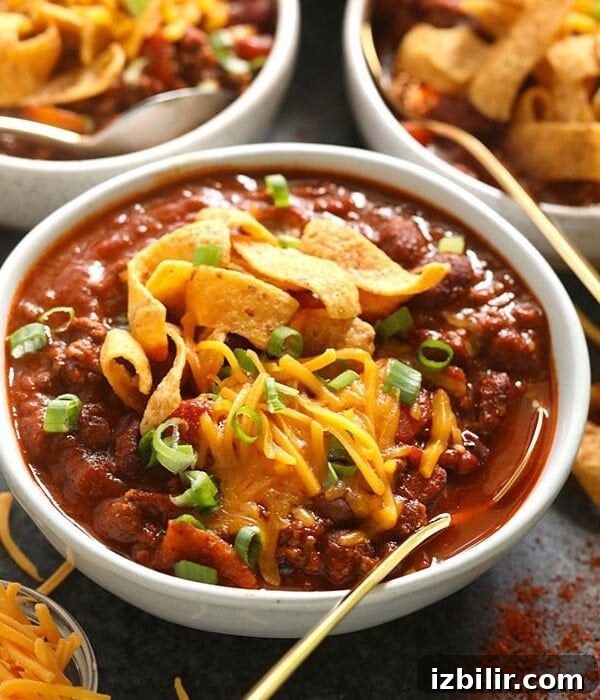Bowls of chili.
