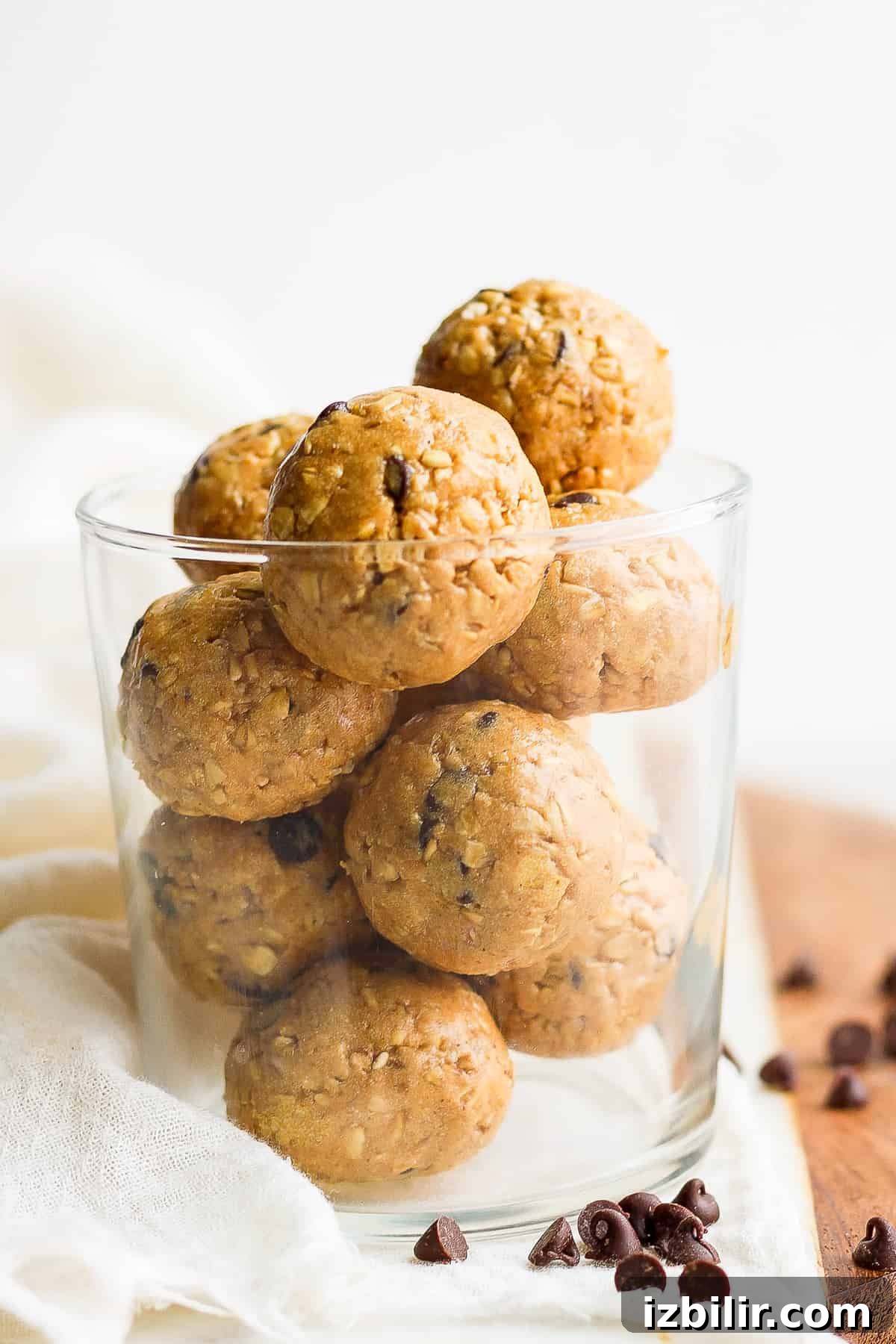 cup of cookie dough bites.