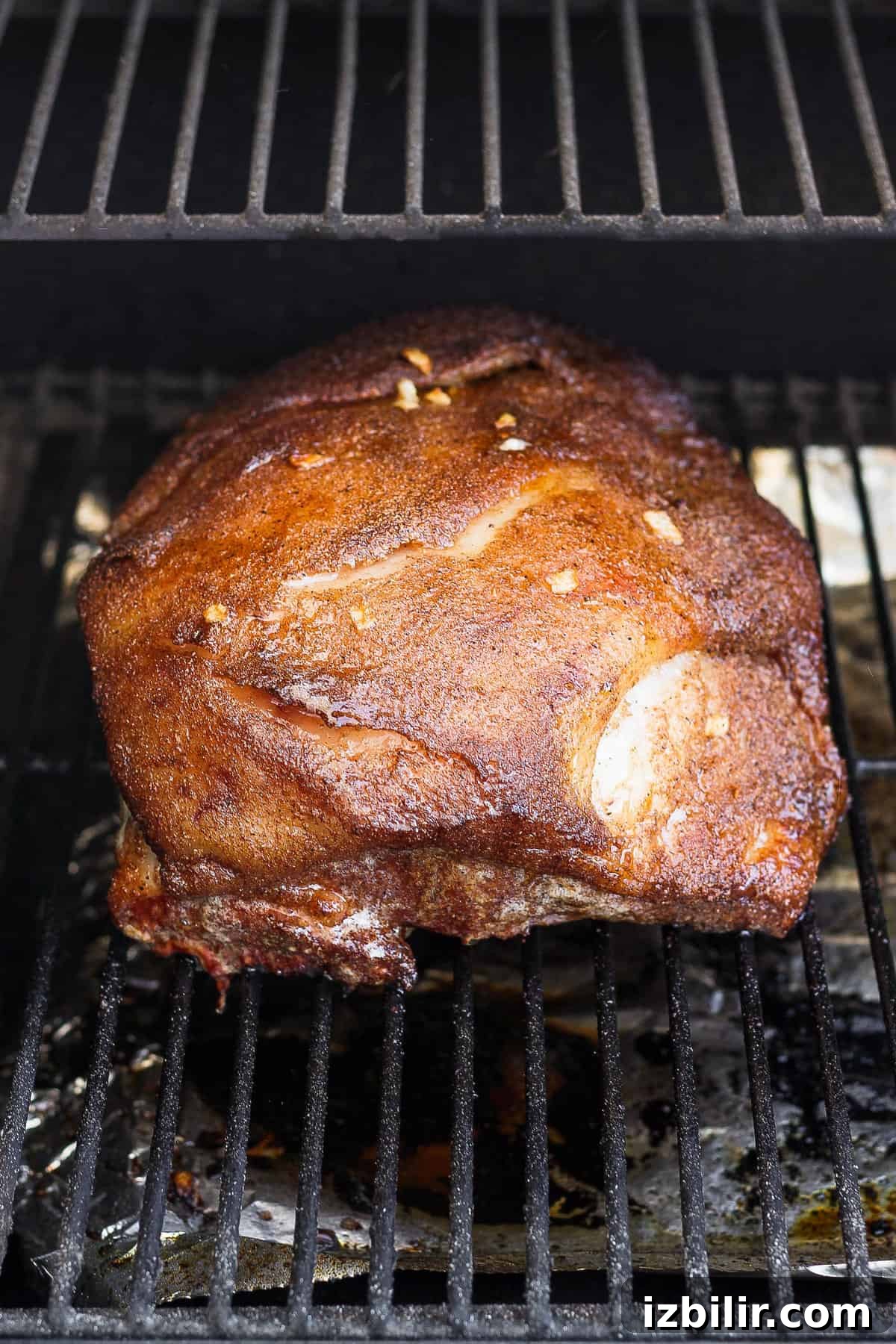 How to Smoke a Juicy Ham 6 Ham on a smoker.