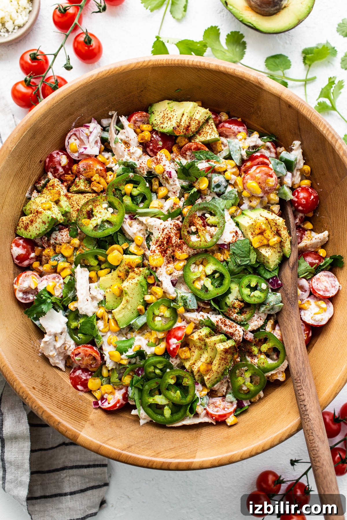 street corn chicken salad.