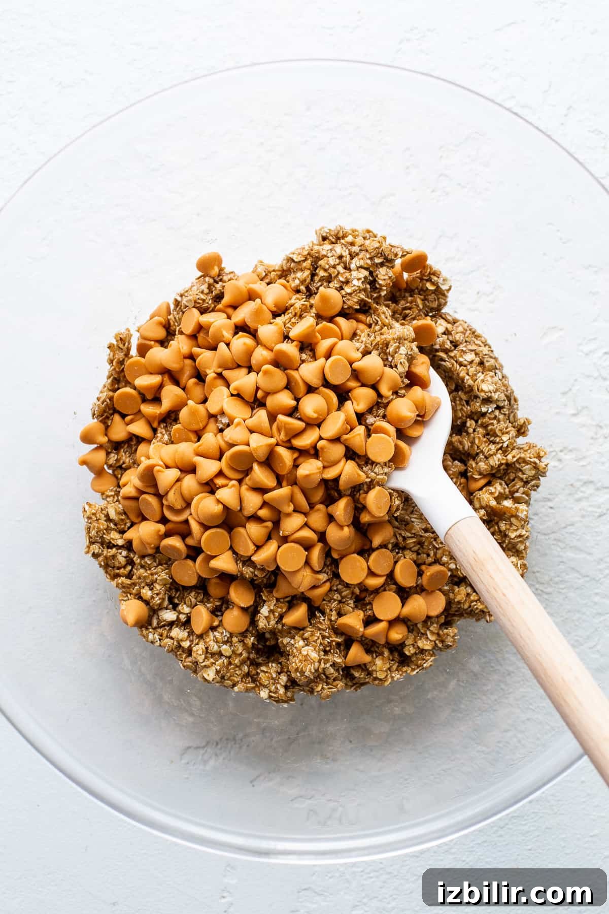 Bowl of cookie ingredients