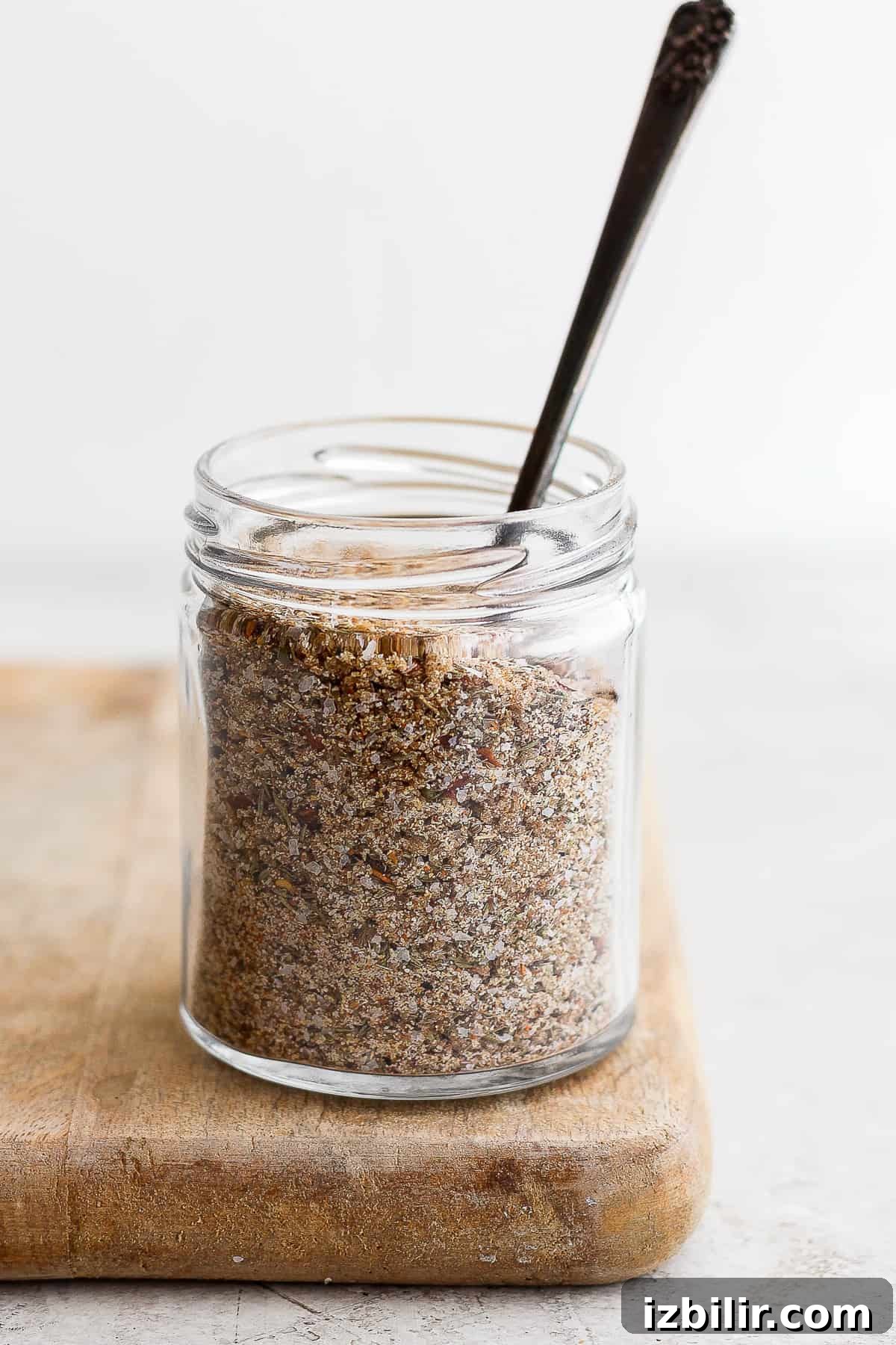 Rib rub in a jar.