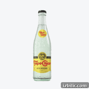 A Ranch Water bottle on a white background.