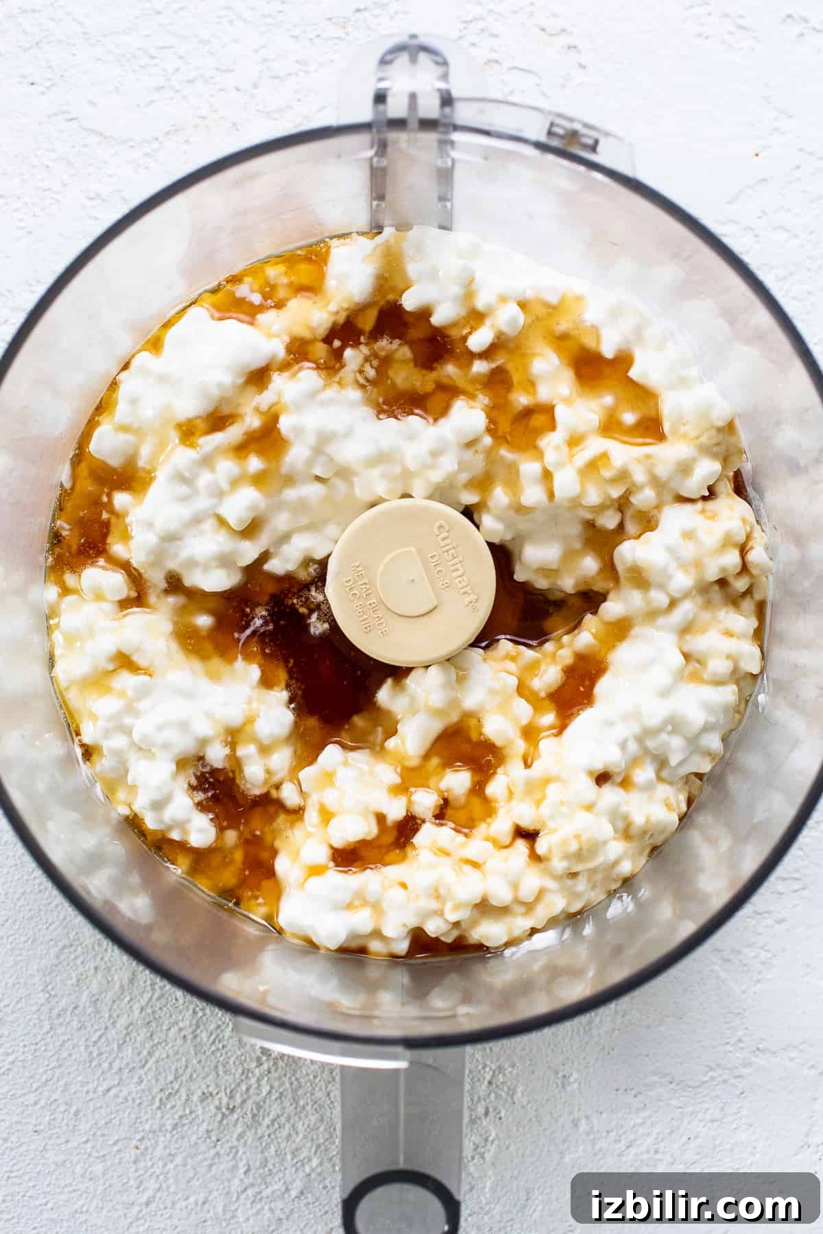 Cottage cheese in food processor