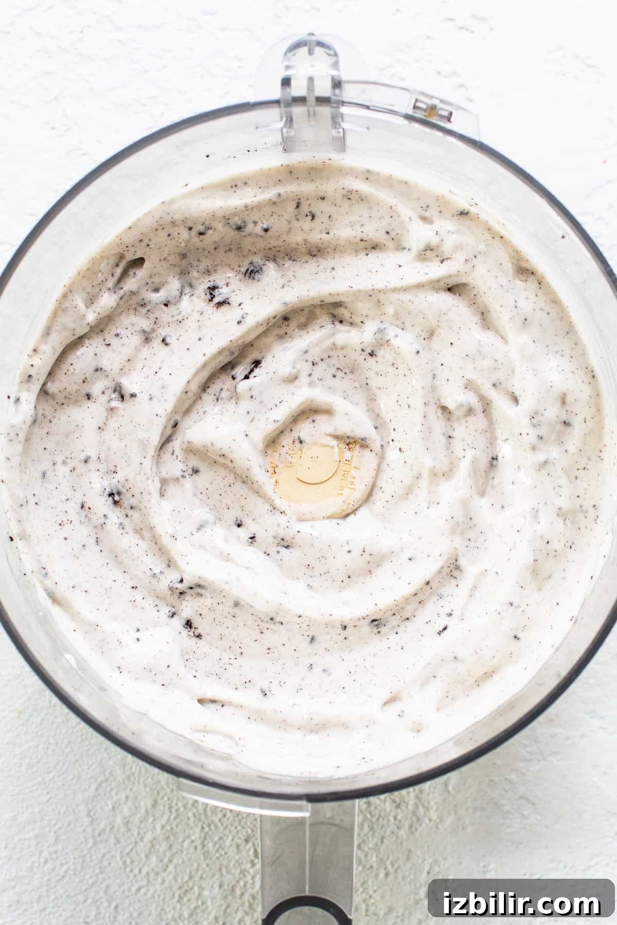 Cottage cheese ice cream in food processor