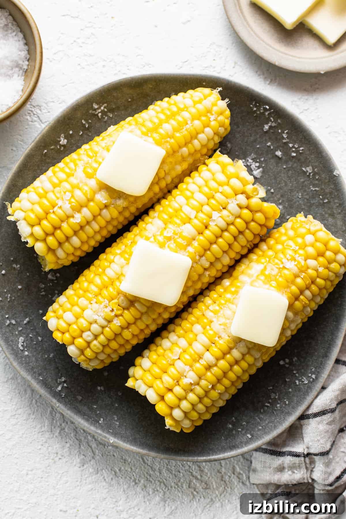 How to Boil Corn on the Cob for Tender, Juicy Kernels 2 Fresh ears of corn ready to be boiled
