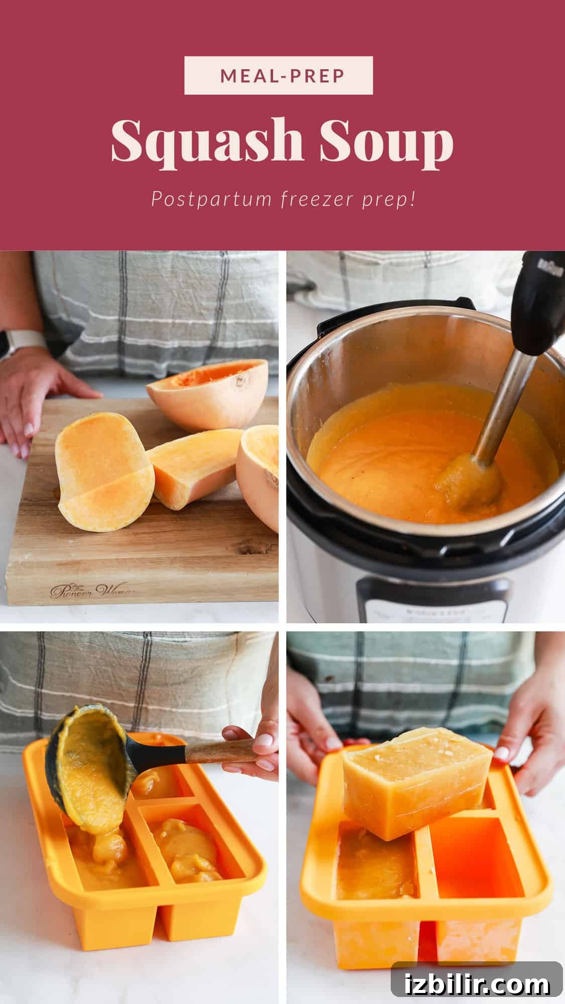 How to make squash soup in an instant pot.