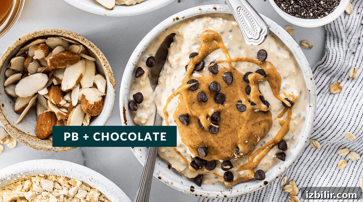 3 Protein-Packed Overnight Oats Recipes 7 chocolate peanut butter overnight oats