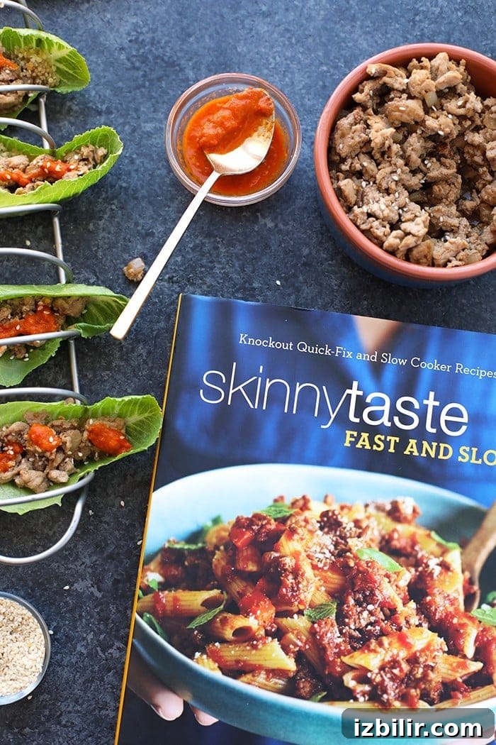 skinnytaste cookbook with korean lettuce wraps