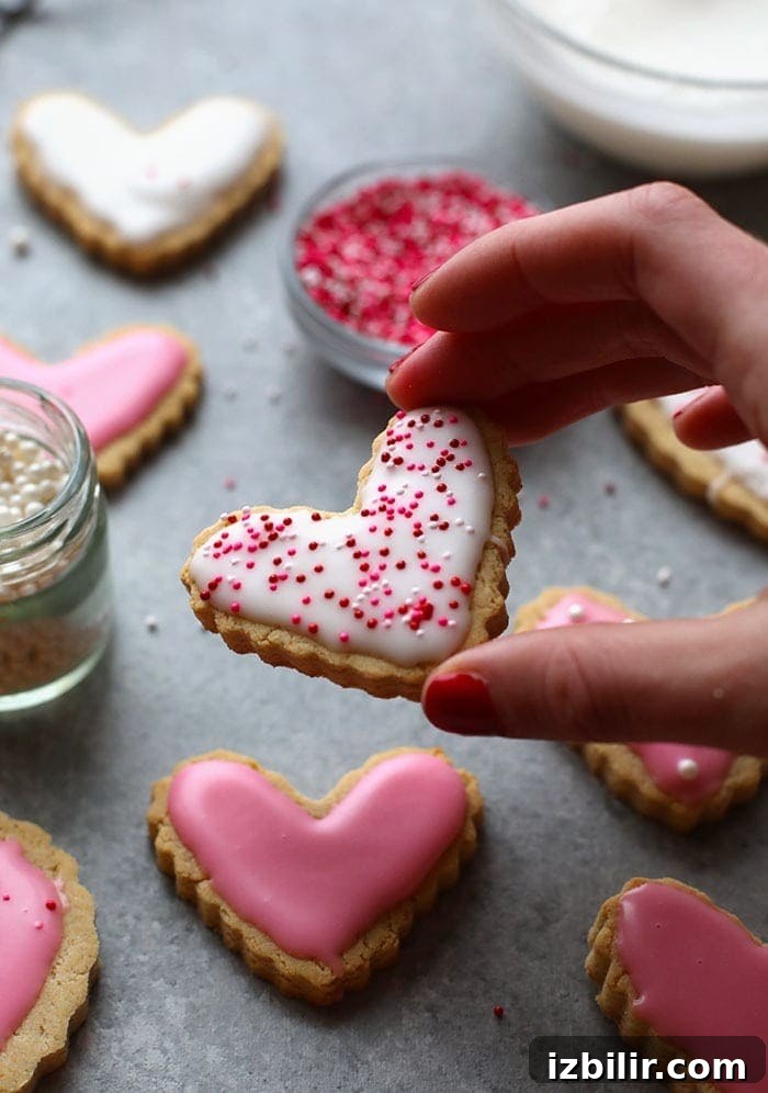 Almond flour sugar cookies Frosted sugar cookies
