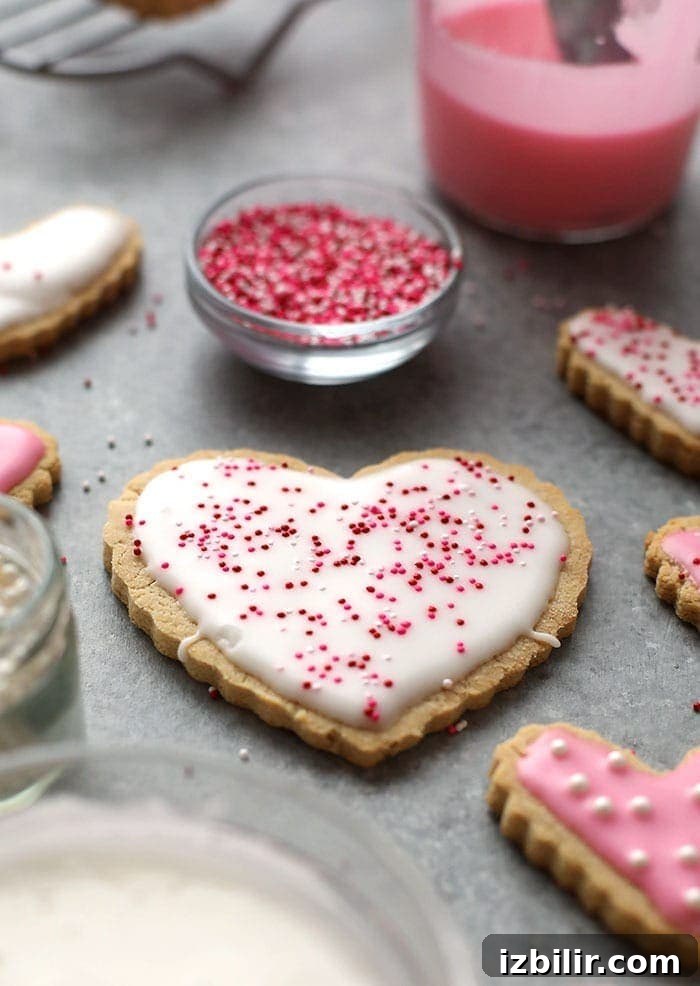 Almond flour sugar cookies ready to decorate sugar cookies on counter