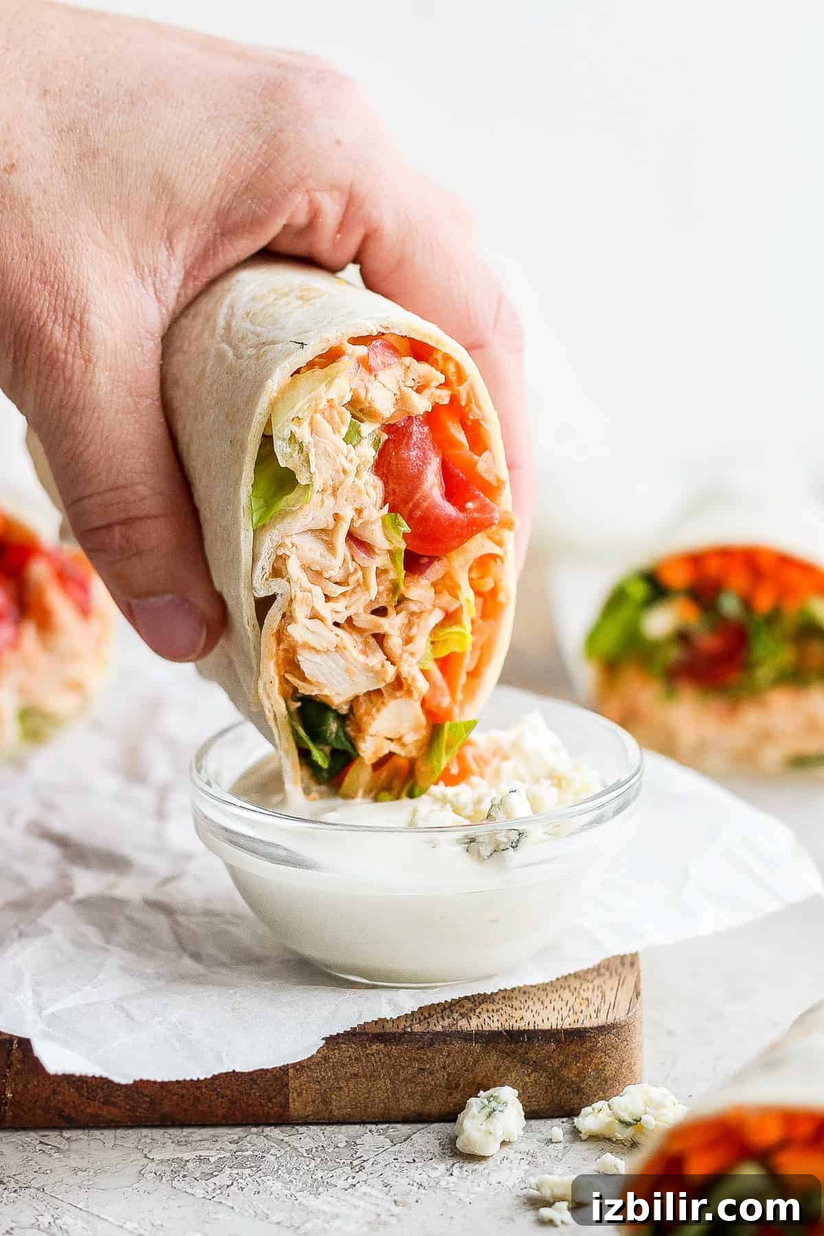 buffalo chicken wrap