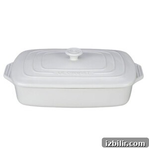 White casserole dish.