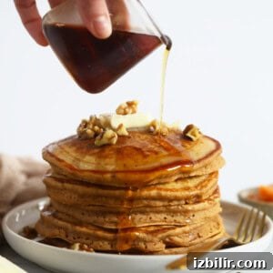 Sweet potato pancakes on a plate