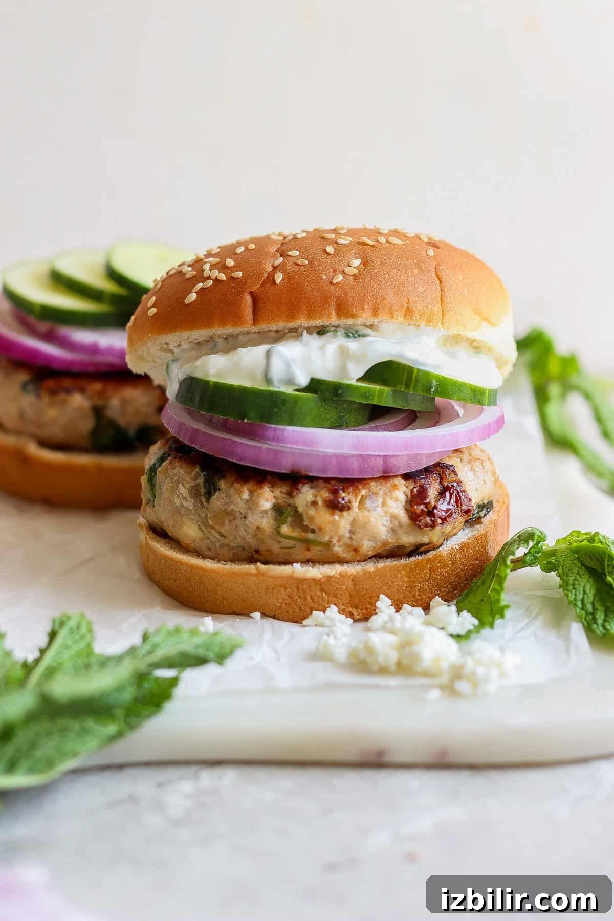 Tzatziki sauce in bowl