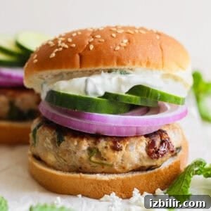 Final Mediterranean burger plated