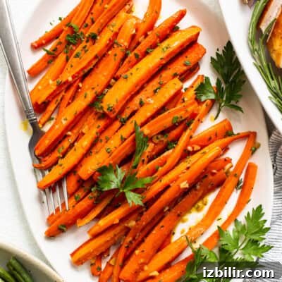 Thanksgiving Sides Worth Serving (Everything But Turkey) 18 Garlic glazed carrots.