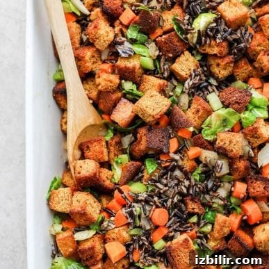 Thanksgiving Sides Worth Serving (Everything But Turkey) 26 cornbread dressing in a bowl