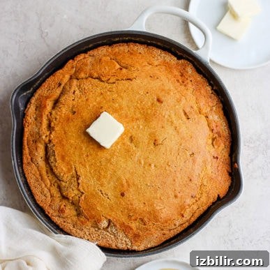 Thanksgiving Sides Worth Serving (Everything But Turkey) 30 cornbread in skillet