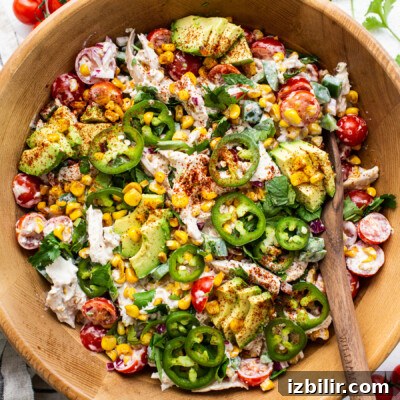Chicken salad in bowl.
