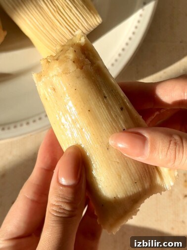 Tamales de Rajas con Queso