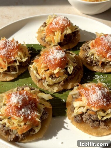 Guatemalan garnachas on a plate