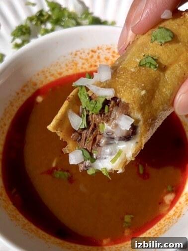 Cheesy Birria Taquitos