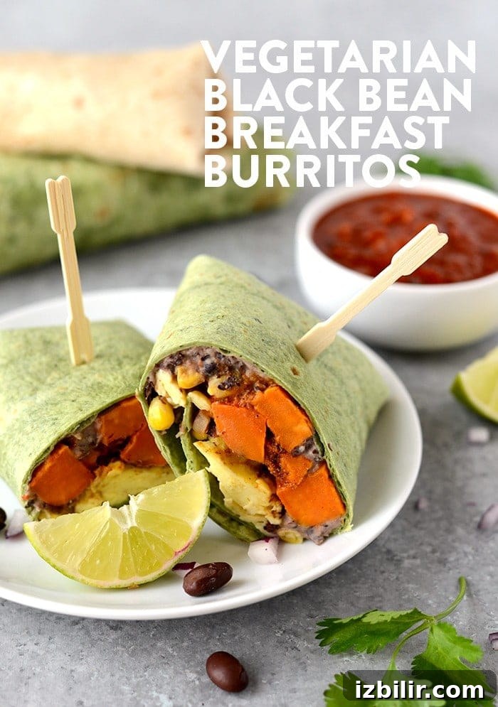 Meal Prep Vegetarian Burritos