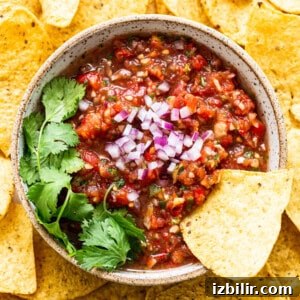 Quick Homemade Chilaquiles Recipe 2 salsa in bowl.
