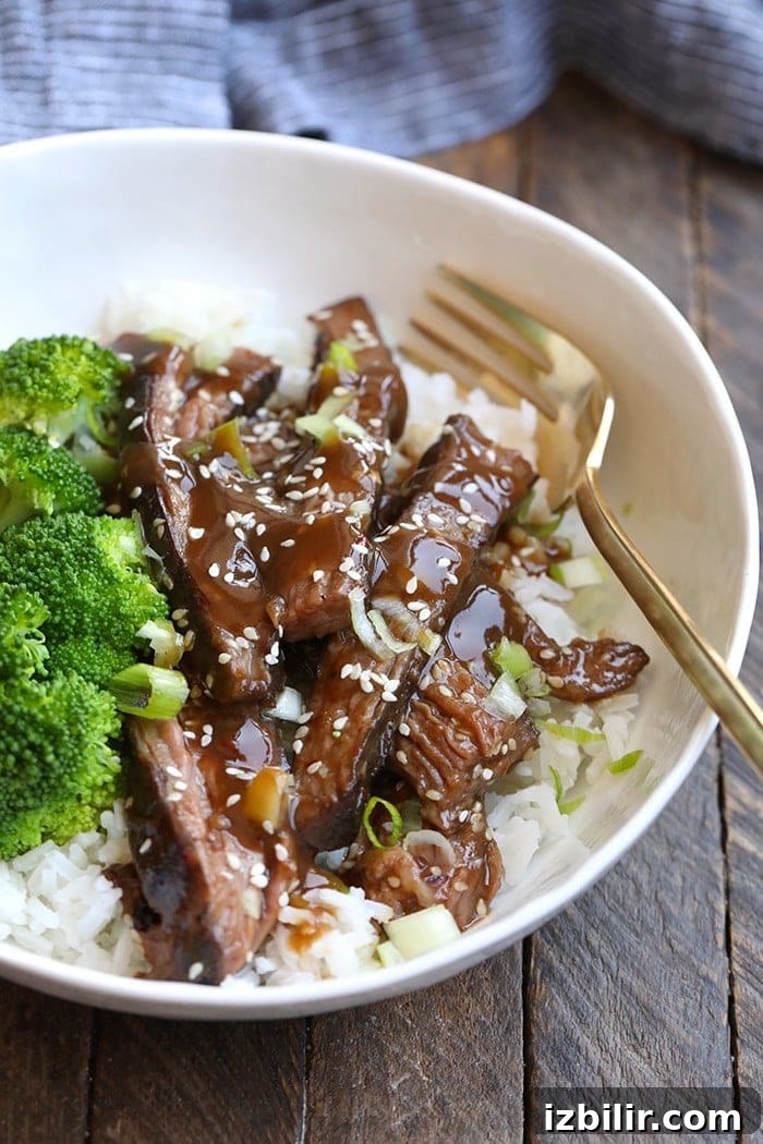sous vide steak on rice
