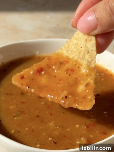 Salsa de Chile de Árbol and Tomatillo