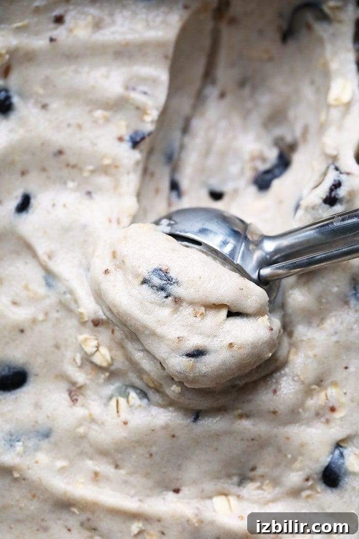 Cool off this summer with this Vegan Blueberry Muffin Banana Soft-Serve. It is naturally sweetened, delicious, and made with only six ingredients!