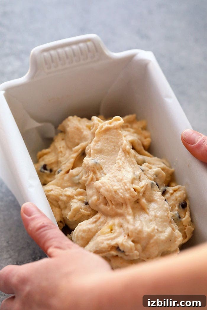 peanut butter banana nice cream in a loaf pan