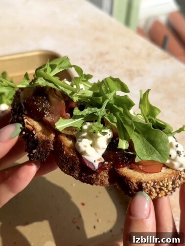 Prosciutto, Burrata & Fig Jam Pizza Toast