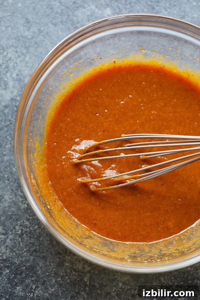 Pumpkin batter Pumpkin muffin batter in a bowl