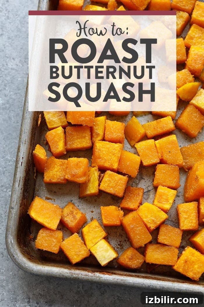 Roasted butternut squash