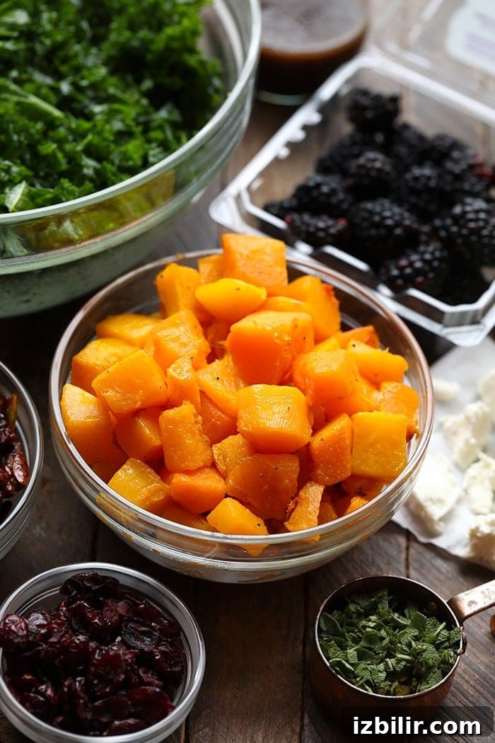 Roasted squash in a bowl