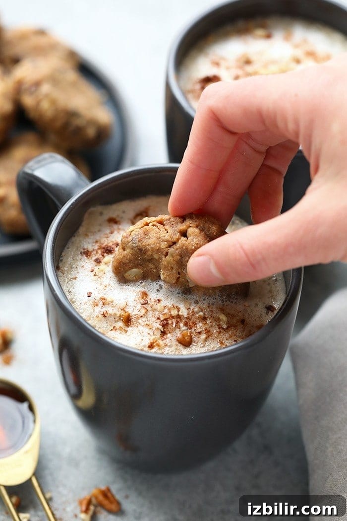 Who needs to go to a coffee shop when you can make your own luscious latte at home without an espresso machine! You're going to love this DIY Maple Pecan Latte made with cold brew and Vanilla Silk Almond Creamer.