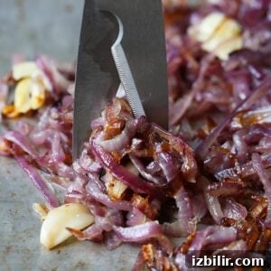 Ever wonder how to make delicious, flavorful caramelized onions? This tutorial will take out all of the hard work by showing you how to make caramelized onions in the oven! 