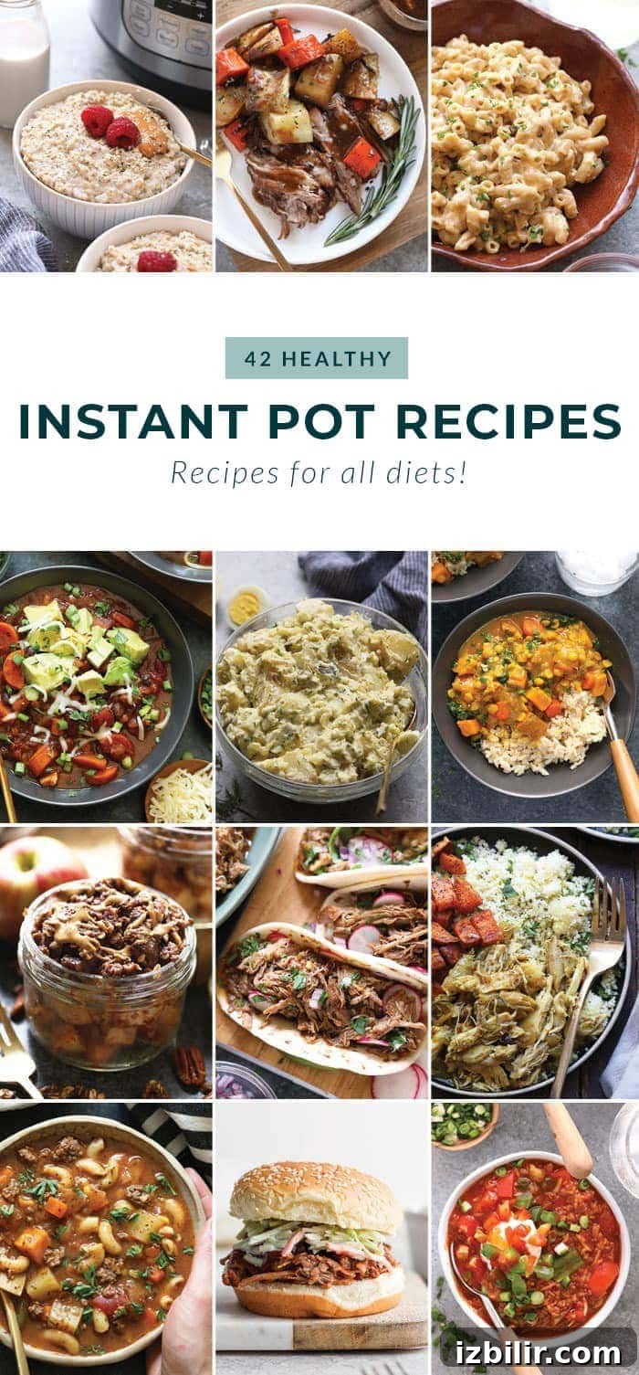 healthy instant pot recipes