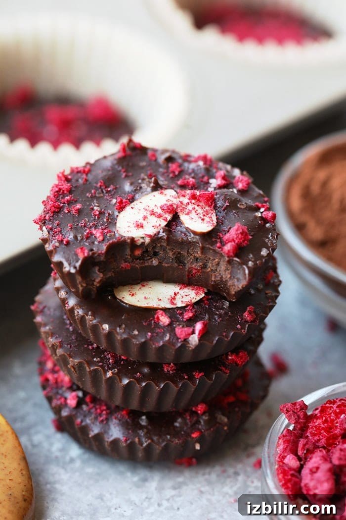 chocolate almond butter cups