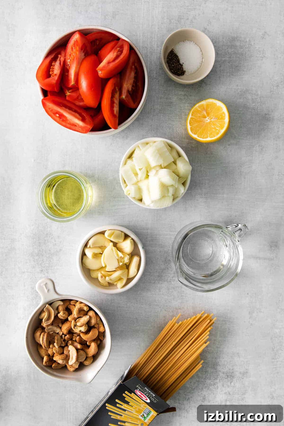 ingredients on counter