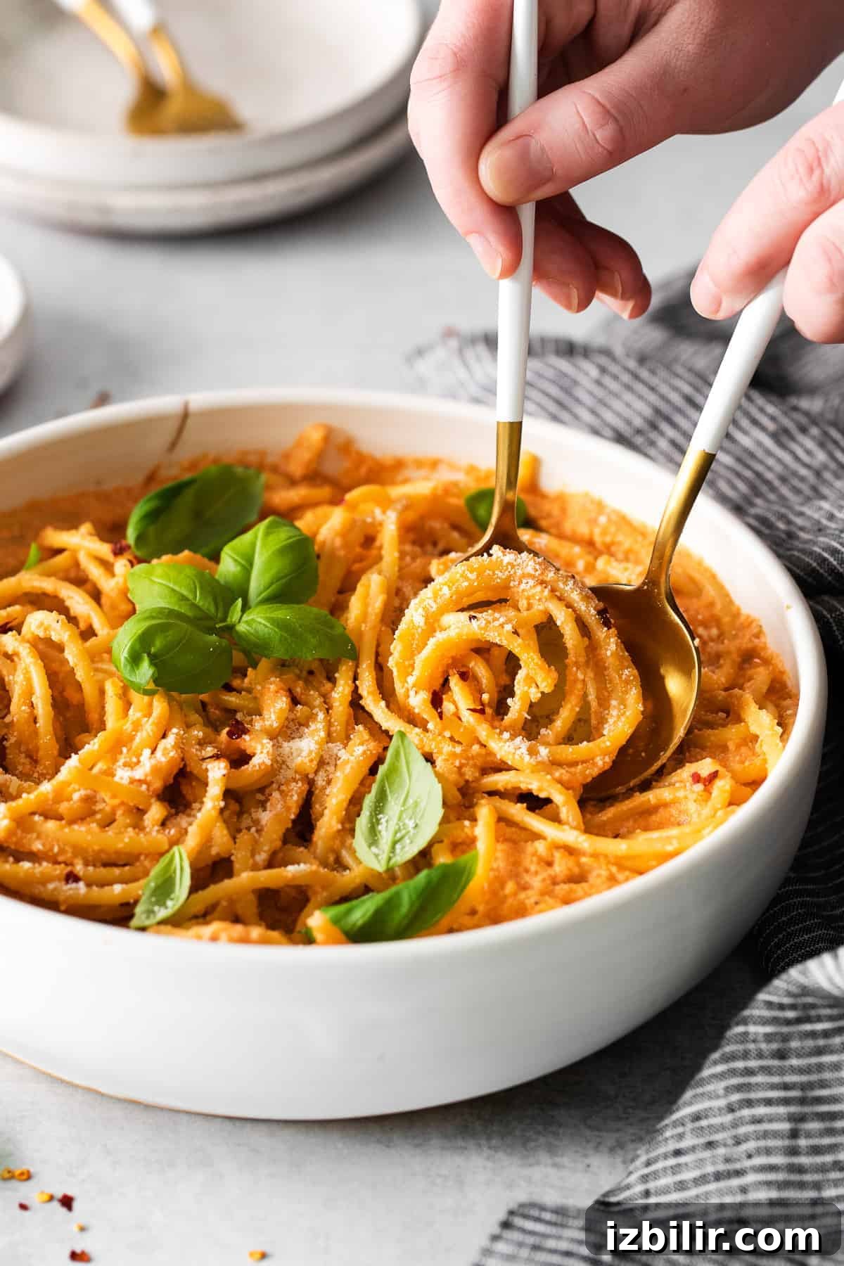 pasta in bowl