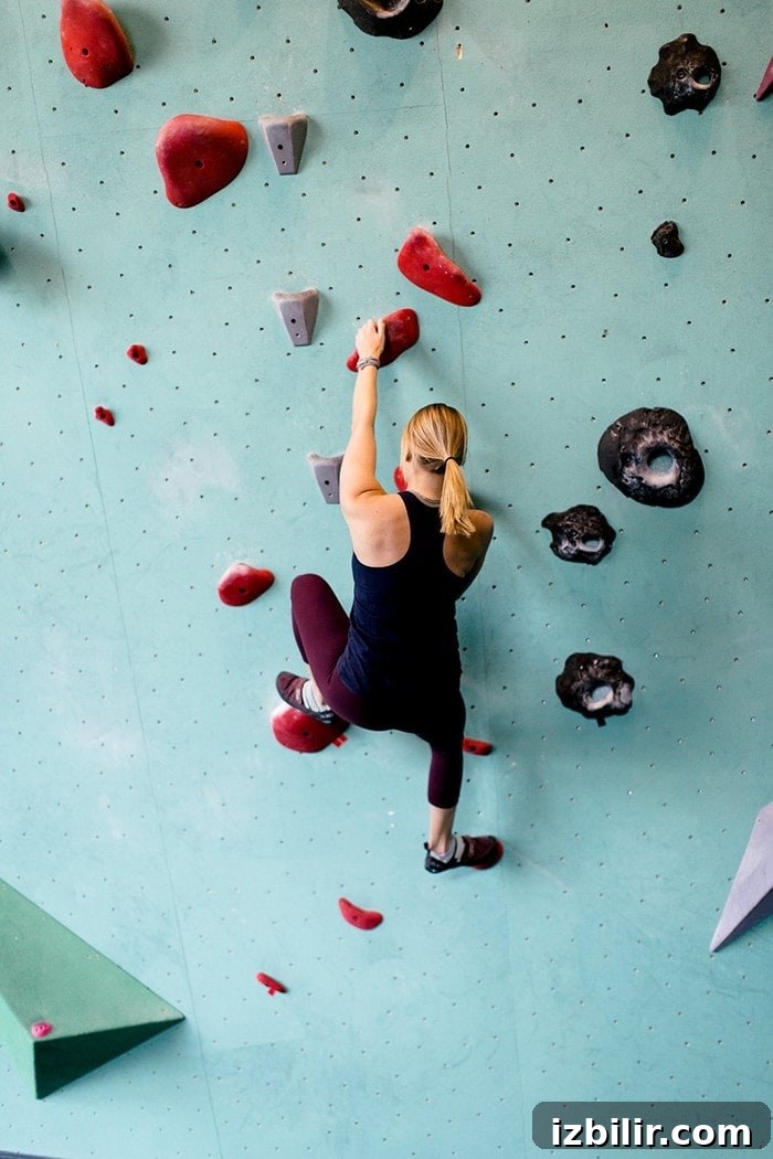 Climbing at MBP Lee climbing