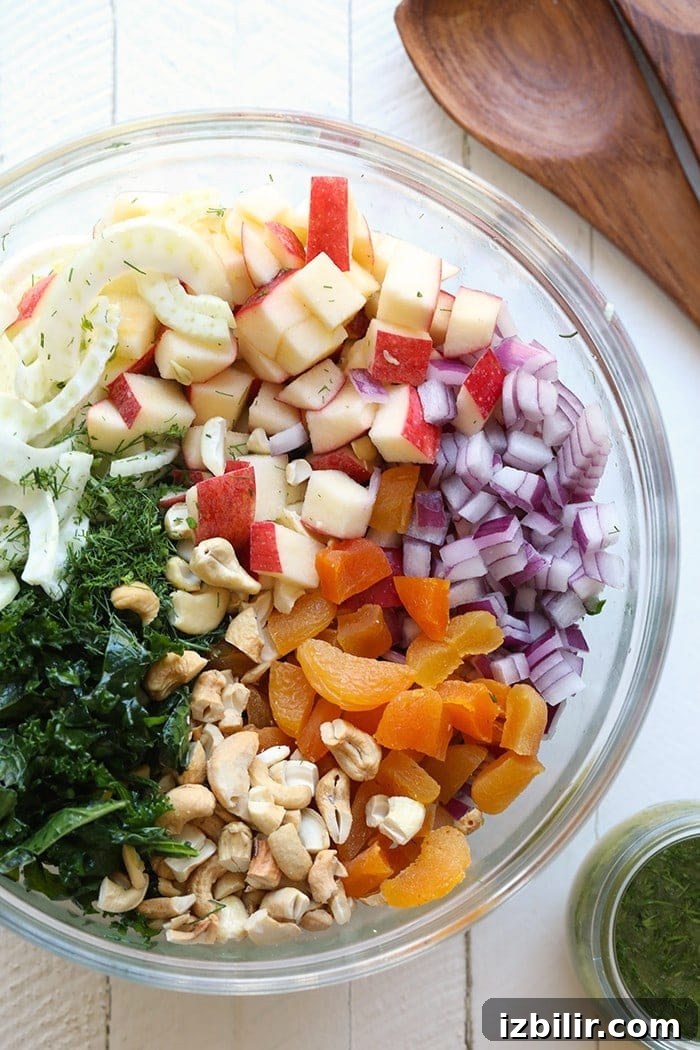 Salad ingredients Salad ingredients in a bowl.