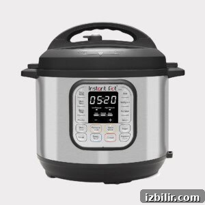 Instant pot on clear background.