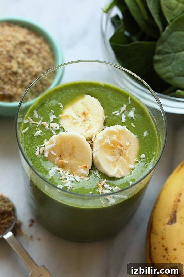 Start your day off with this Banana Matcha Smoothie for a nutrient-packed healthy breakfast. Banana Matcha Smoothie