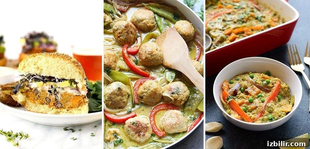 It's dinner time and these healthy sweet potato recipes for dinner are calling your name! Whether you're serving a crowd, or just cooking a quiet weekday dinner, these recipes pack protein, veggies and all the good flavor. Sweet potato dinner recipes