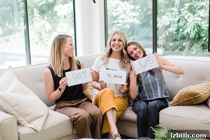 Lee, Linley, and Emily posing together