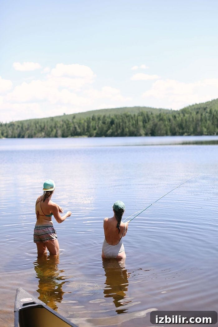 Looking for an active 4-day itinerary for your Boundary Waters trip? This BWCA itinerary offers a base camp and active day trip paddles, fishing recommendations, and delicious healthy camp food recipes. Don't leave home without this itinerary next time you find yourself headed to the BWCA! Fit Foodie Finds fly fishing in the BWCA